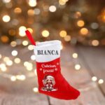 ciorap craciun personalizat fetita rosie