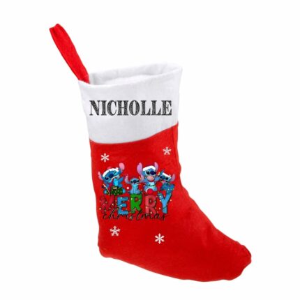 ciorap craciun personalizat stitch