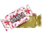 cutie dulciuri craciun bomboana roz