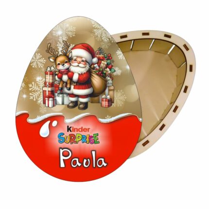 cutie dulciuri craciun ou kinder mos