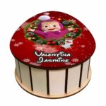 cutie dulciuri craciun ou masha rosu