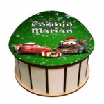 cutie dulciuri craciun ou masinute verde