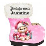 ghetuta dulciuri roz ursulet