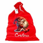 sac mos craciun personalizat elf luna