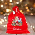 sac mos craciun personalizat ingeras cadouri