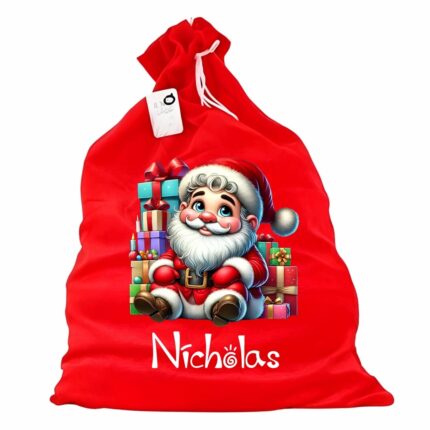 sac mos craciun personalizat mos cadouri