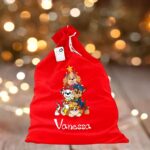 sac mos craciun personalizat paw patrol
