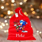 sac mos craciun personalizat sonic ren