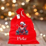 sac mos craciun personalizat spiderman