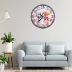 Ceas Disney, Patrula Catelusilor Lemn, 40 cm, CSDUV105 - imagine 2