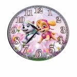 Ceas Disney, Patrula Catelusilor Lemn, 40 cm, CSDUV105 - imagine 4