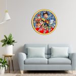 Ceas Disney, Patrula Catelusilor Lemn, 40 cm, CSDUV112 - imagine 2
