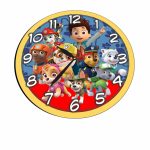 Ceas Disney, Patrula Catelusilor Lemn, 40 cm, CSDUV112 - imagine 4