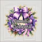 Coronita usa, Craciun, Personalizata, Multicolor, 35x32,5 cm, CUUV010 - imagine 2