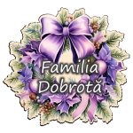 Coronita usa, Craciun, Personalizata, Multicolor, 35x32,5 cm, CUUV010