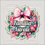 Coronita usa, Craciun, Personalizata, Multicolor, 35x34,5 cm, CUUV012 - imagine 2