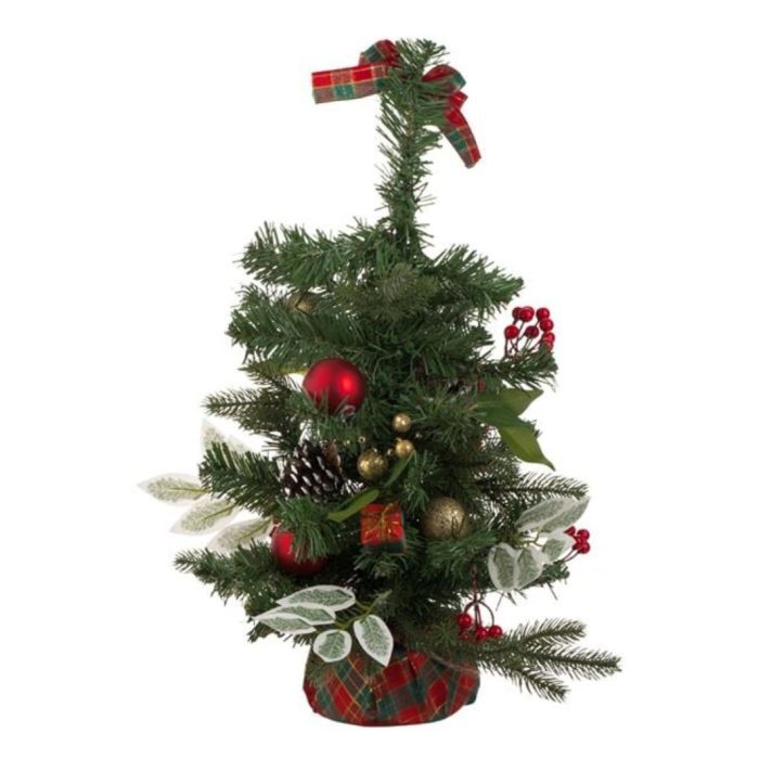 Decoratiune de Craciun, Brad Artificial, Craciunite, Pomusoare, 50cm, DCJ387 - imagine 2
