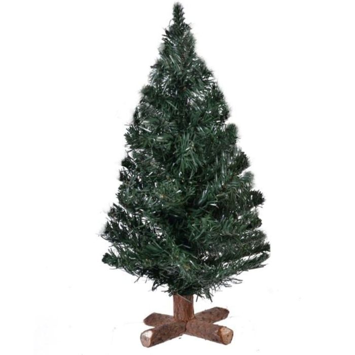 Decoratiune de Craciun, Brad Artificial, Verde, 40cm, DCJ388 - imagine 1