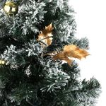 Decoratiune de Craciun, Brad Artificial, Impodobit, LED, 90cm, DCJ403 - imagine 3