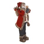 Decoratiune de Craciun, Figurina, Mos Craciun, Sac, Ursulet, 120cm, DCJ446 - imagine 4