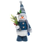 Decoratiune de Craciun, Figurina, Om de Zapada, Picioare Extensibile, 66-90cm, DCJ461 - imagine 2