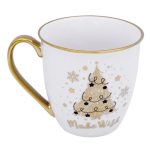 Cana de Craciun, Maner, Auriu, Brad, Filtru, 620ml, DCJ467 - imagine 5