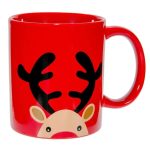 Cana de Craciun, Ceramica, Cerb, 320ml, DCJ473