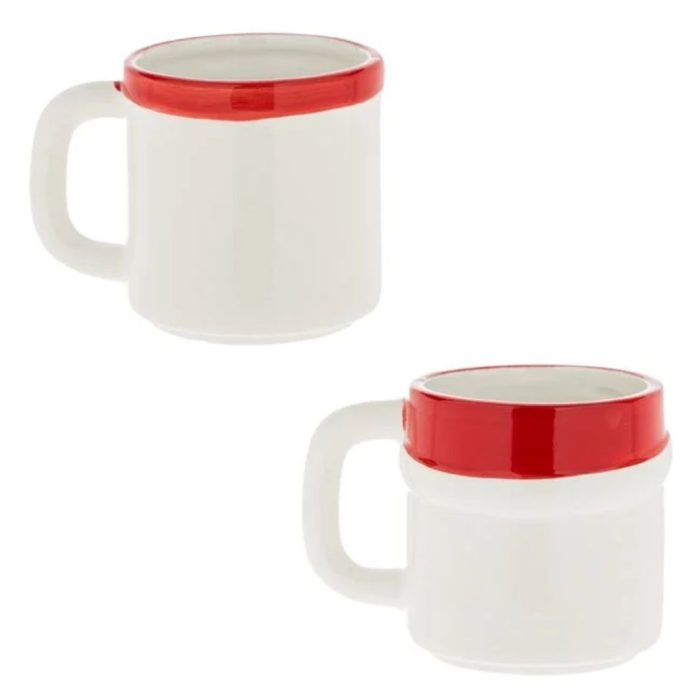 Set 2 Cani de Craciun, 3D, Om de Zapada, 290ml, DCJ482 - imagine 3