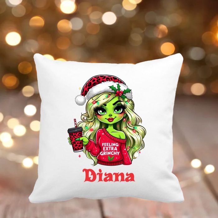 Perna de Craciun, Grinch, 40x40 cm, PC033 - imagine 3