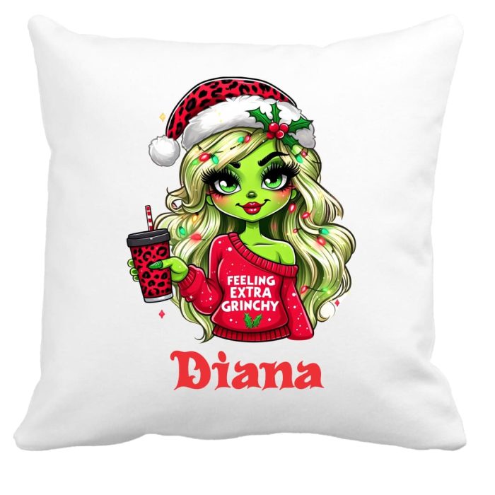 Perna de Craciun, Grinch, 40x40 cm, PC033 - imagine 1