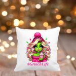Perna de Craciun, Grinch, 40x40 cm, PC034 - imagine 3