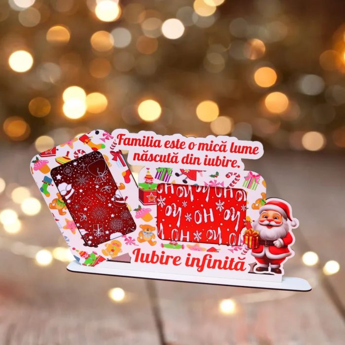 Rama Foto, Familia, Lemn, 43x23 cm, RFCUV003 - imagine 2