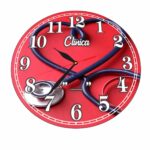 Ceas personalizat pentru clinica, Lemn, 40 cm, CDRUV008 - imagine 4