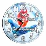Ceas personalizat pentru Cabinet Cardiologie, Lemn, 40 cm, CDRUV009