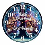 Ceas personalizat pentru Cabinet Pneumologie, Lemn, 40 cm, CDRUV015