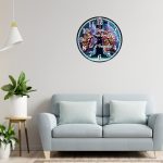 Ceas personalizat pentru Cabinet Pneumologie, Lemn, 40 cm, CDRUV015 - imagine 2
