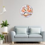 Ceas personalizat pentru Cabinet Nefrologie, Lemn, 40 cm, CDRUV023 - imagine 2