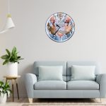 Ceas personalizat pentru Cabinet Nefrologie, Lemn, 40 cm, CDRUV024 - imagine 2