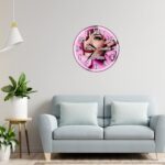 Ceas personalizat pentru Cabinet Dermatologie, Lemn, 40 cm, CDRUV026 - imagine 2