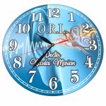 Ceas personalizat pentru Cabinet O.R.L. , Lemn, 40 cm, CDRUV028 - imagine 4