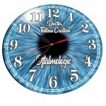 Ceas personalizat pentru Cabinet Oftalmologie , Lemn, 40 cm, CDRUV032 - imagine 4