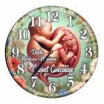 Ceas personalizat pentru Cabinet Obstetrica-Ginecologie , Lemn, 40 cm, CDRUV041