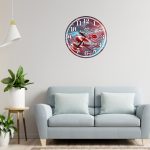 Ceas personalizat pentru Cabinet Hematologie, Lemn, 40 cm, CDRUV050 - imagine 2