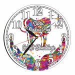 Ceas personalizat pentru Cabinet Stomatologie, Lemn, 40 cm, CDRUV051