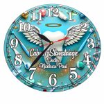 Ceas personalizat pentru Cabinet Stomatologie, Lemn, 40 cm, CDRUV056 - imagine 4