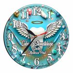 Ceas personalizat pentru Cabinet Stomatologie, Lemn, 40 cm, CDRUV056