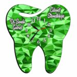 Ceas personalizat pentru Cabinet Stomatologie, Lemn, 39x37 cm, CDRUV059