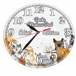 Ceas personalizat pentru Cabinet Veterinar, Lemn, 40 cm, CDRUV063 - imagine 4
