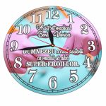 Ceas personalizat pentru Asistent Medical, Lemn, 40 cm, CDRUV065 - imagine 4
