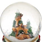 Decoratiune de Craciun, Glob Lichid, Muzical, Ren, 14cm, DCJ496 - imagine 3